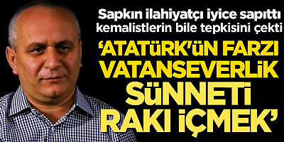 Sapkın ilahiyatçı sapıttı: 