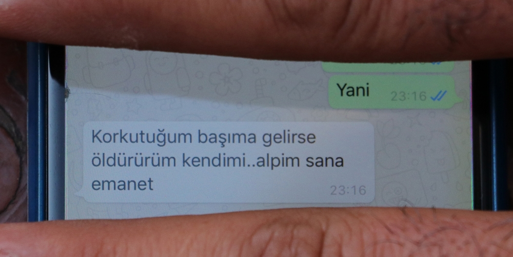 Saplantılı aşık kurbanı Tuğba, ölmeden önce ağabeyine çocuğunu emanet etmiş