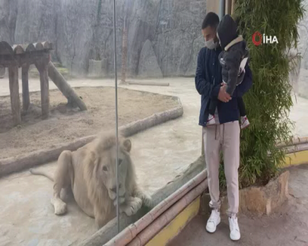 Saracchi, ailesiyle birlikte Aslan Park’ı gezdi