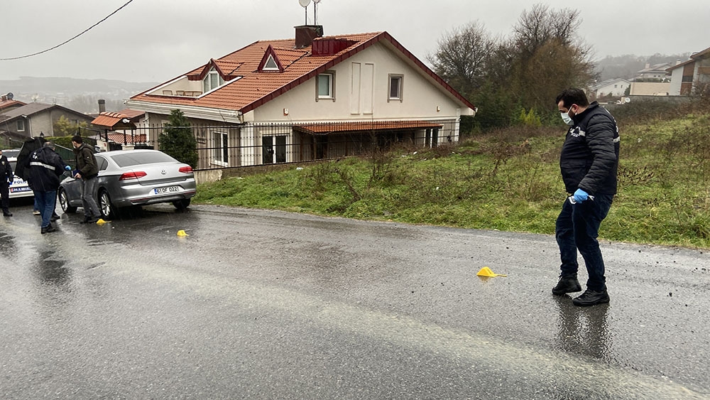 Sarıyer’de iş adamına silahlı saldırı