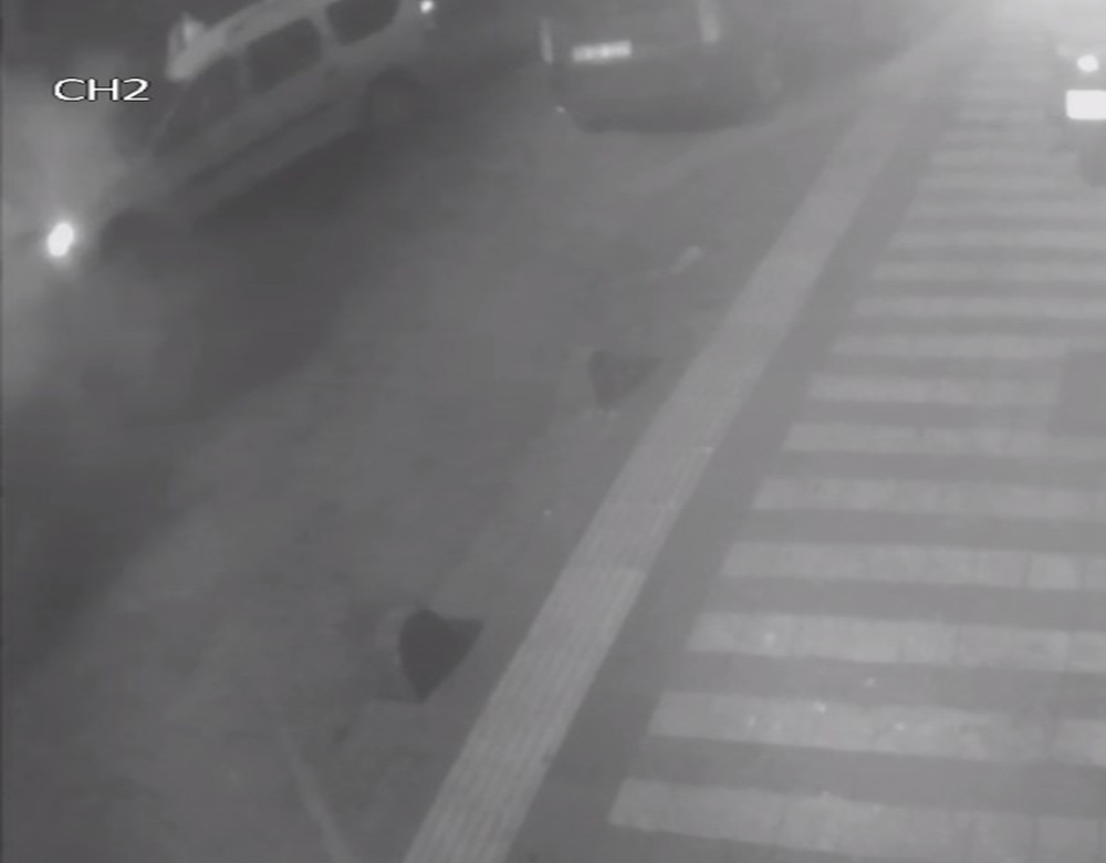 Sarıyer’de rögardaki patlama kamerada
