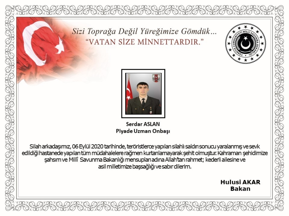 Şehit ateşi Gaziantep’e düştü