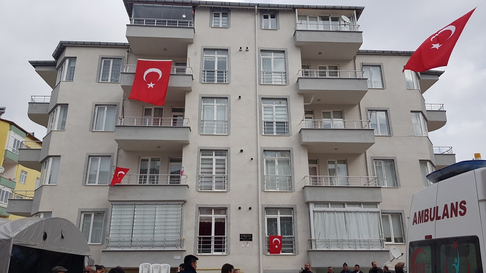 Şehit ateşi Kayseri’ye düştü