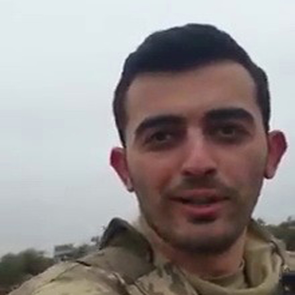 Şehit teğmenin son görüntüleri