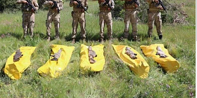 Şehitlerimizin kanı yerde kalmadı:5 terörist öldürüldü!