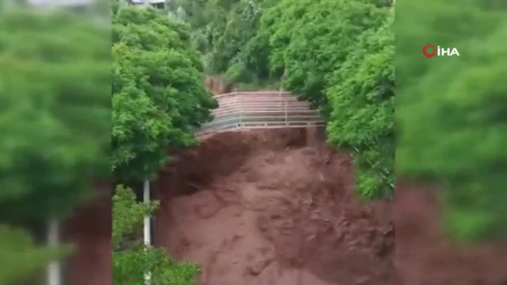 Sel bölgesi havadan görüntülendi