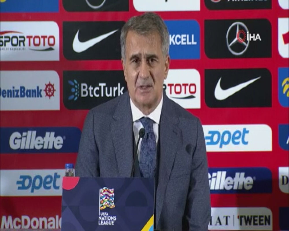 Şenol Güneş: “Oyuncularımı kazanma isteklerinden dolayı tebrik ediyorum”