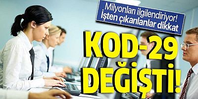 SGK'dan 'Kod-29' ile ilgili açıklama