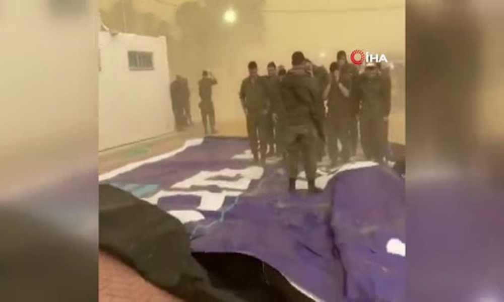 Şiddetli Rüzgar İsrailde Askeri Üssü Vurdu