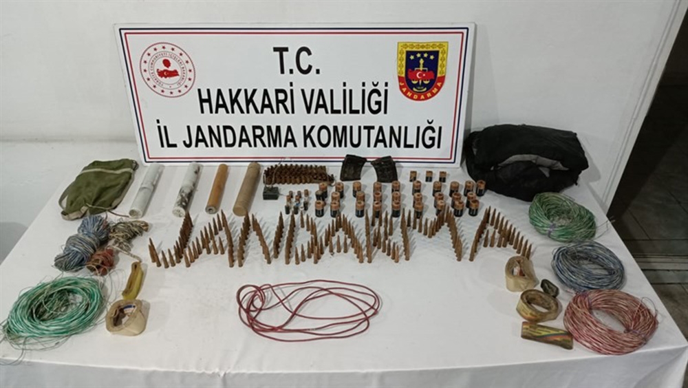 Sığınakta mühimmat ele geçirildi
