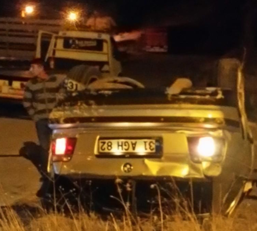 Siirtte Kontrolden Çıkan Otomobil Takla Attı: 3 Yaralı