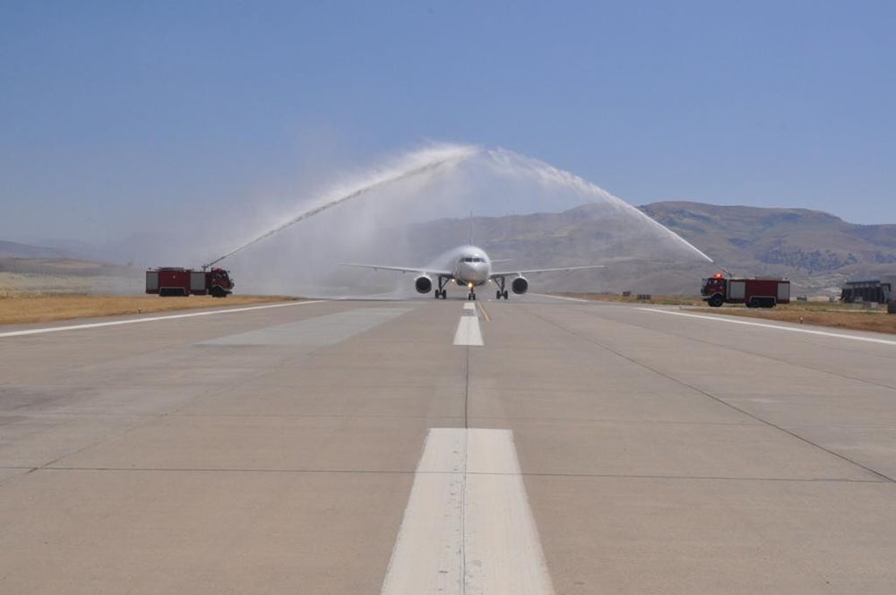 Siirt’te uçak seferleri 85 gün sonra tekrar başladı