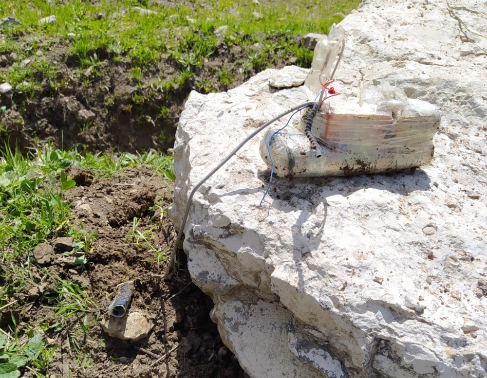 Siirt’te yola tuzaklanmış el yapımı patlayıcı bulundu