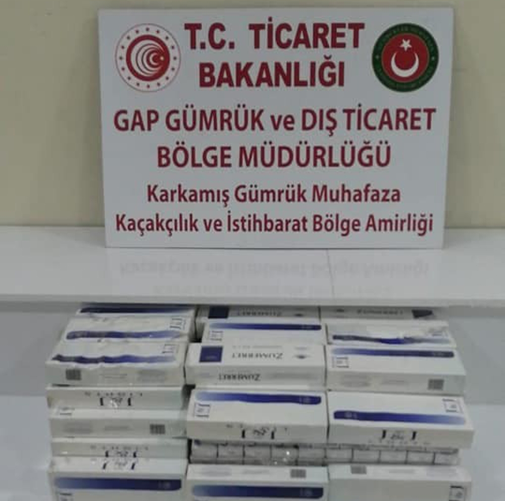 Sınır kapısında bin 110 paket kaçak sigara ele geçirildi