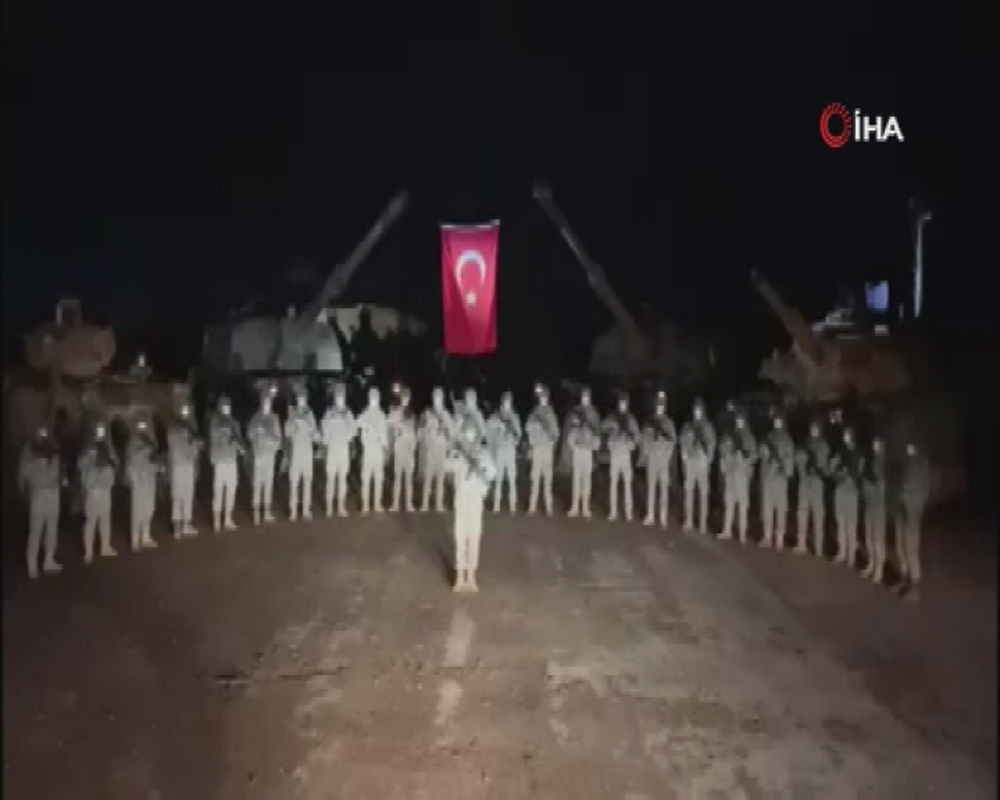 Sınır ötesindeki Mehmetçik’ten Türkiye’ye yeni yıl mesajı
