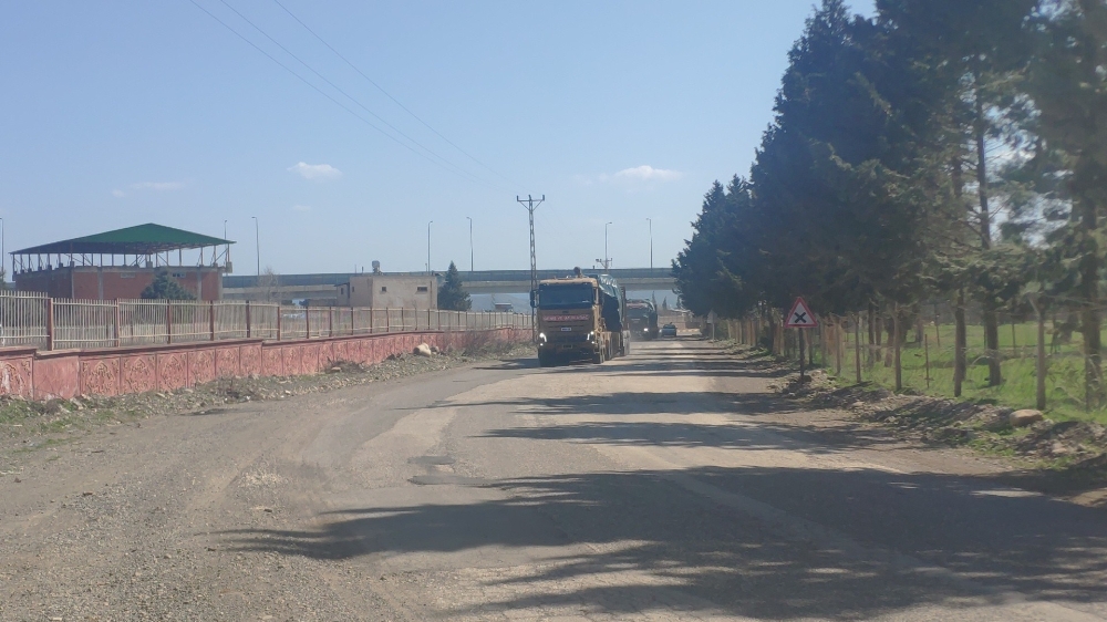 Sınıra obüs sevkiyatı