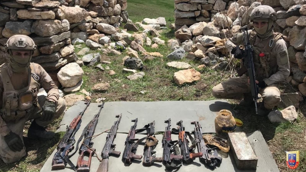 Şırnak’ta teröristlere ait mühimmat ele geçirildi