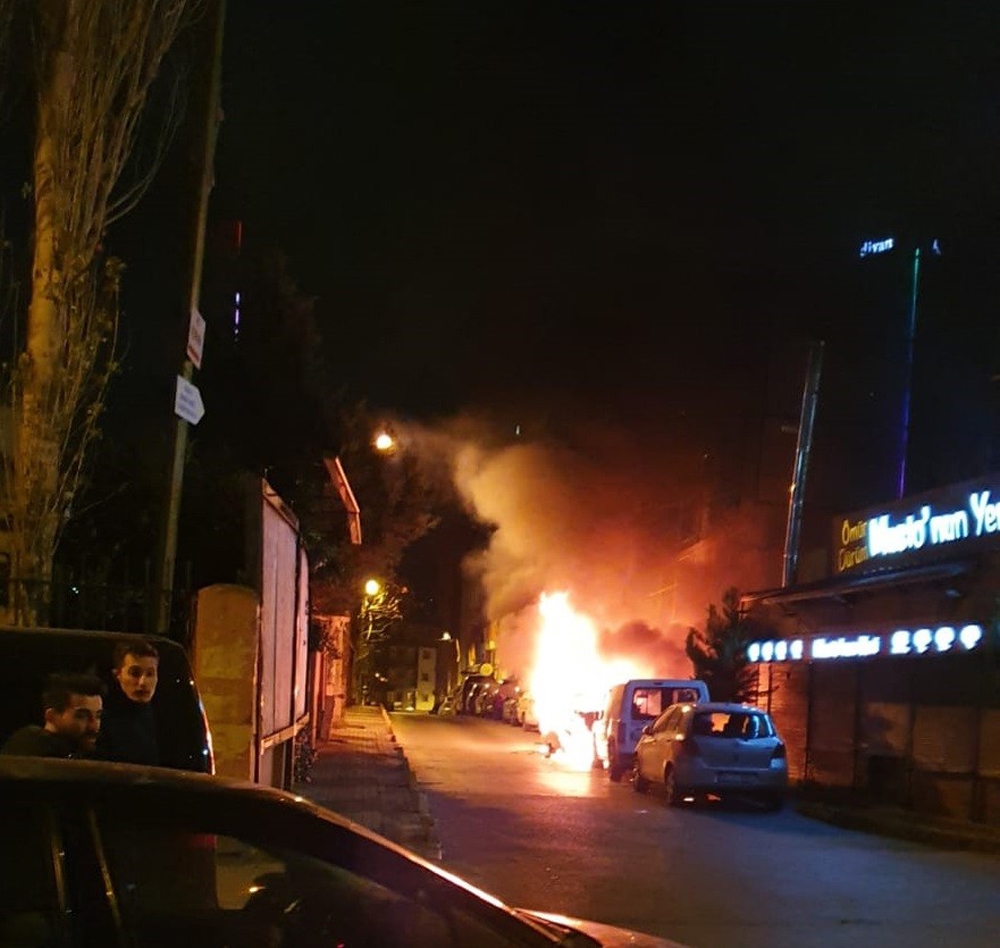 Şişli’de bir haftada 18 aracın lastiği kesildi, 2 araç da kundaklandı