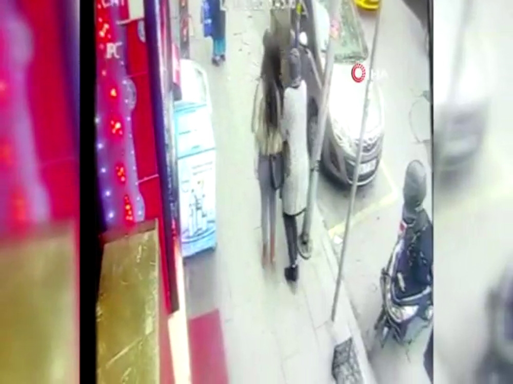 Şişli’de dehşete düşüren olay: Ölümden saniyeler ile kurtuldu
