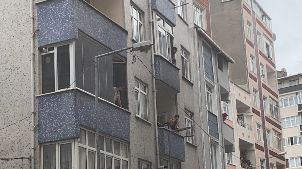 Şişli’de yangın paniği