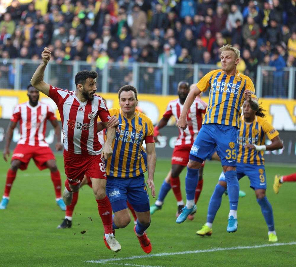 Sivasspor ile MKE Ankaragücü 18. randevuda