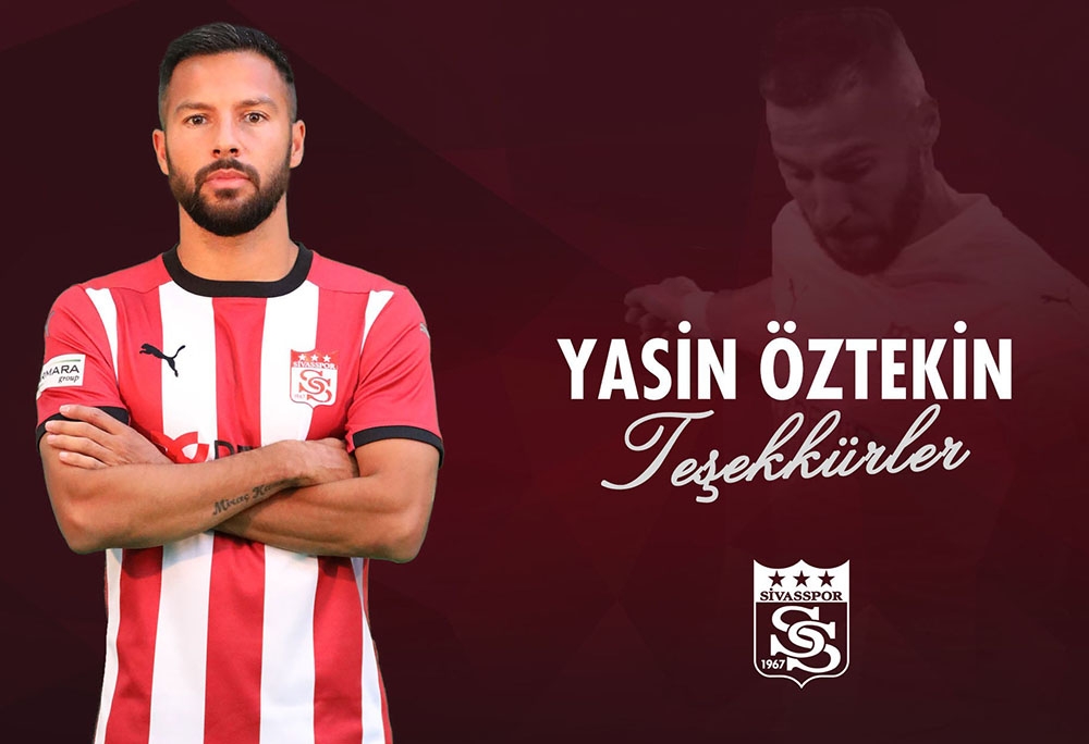 Sivasspor Yasin Öztekin’e teşekkür etti