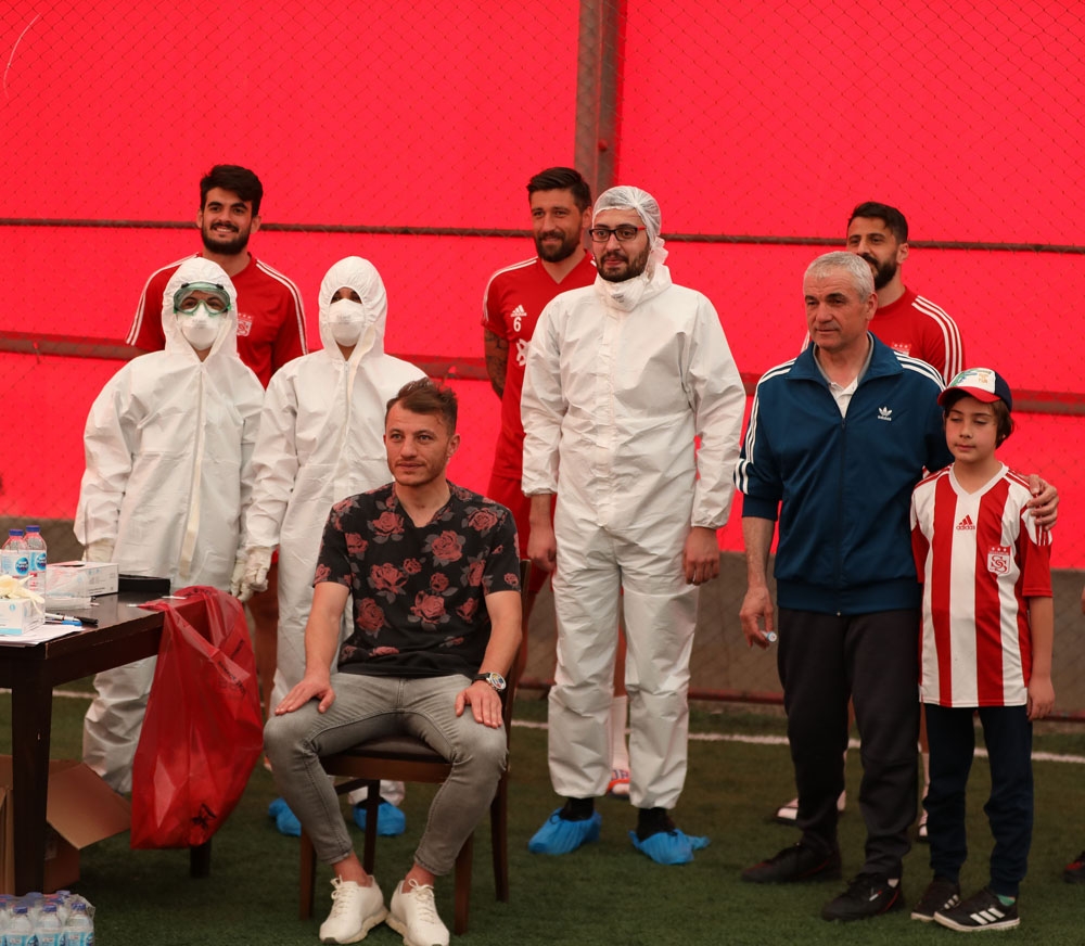 Sivasspor’a 3. kez korona virüs testi yapıldı