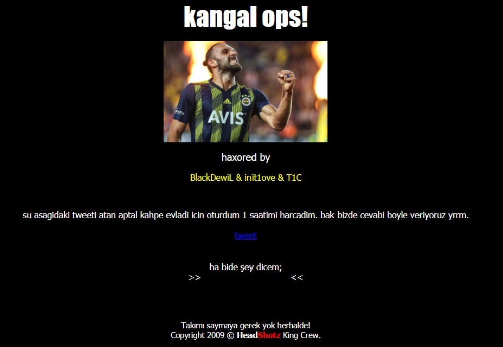 Sivassporun Resmi Sitesi Hacklendi