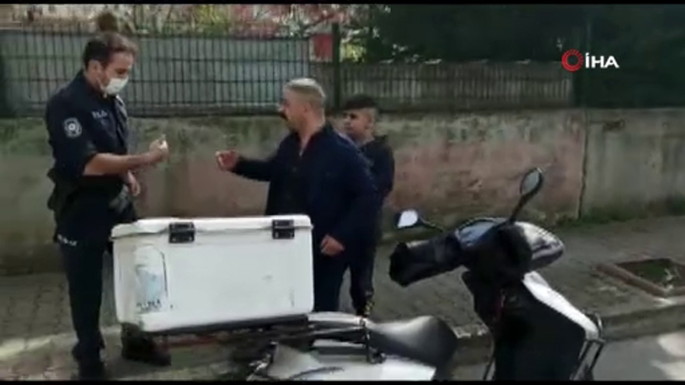 Sokakta çocuğu ile yakalanan baba, ceza yememek için polise dil döktü