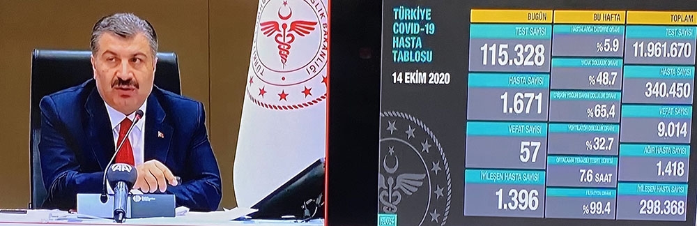 Son 24 saatte korona virüsten 57 kişi hayatını kaybetti