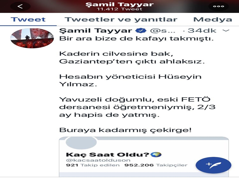 Sosyal medya hesaplarını yöneten FETÖ üyesi yakalandı