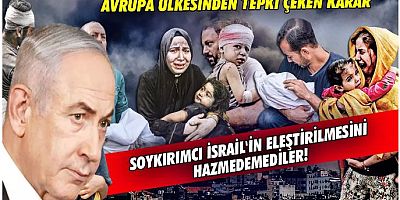 Soykırımcı İsrail'in eleştirilmesini hazmedemediler! 