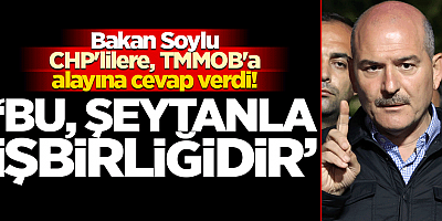 Soylu, CHP'lilere, TMMOB'a, alayına cevap verdi! 