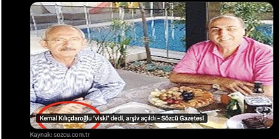 Sözcü ve Halk TV, Kılıçdaroğlu'nun viskili fotoğrafını manşete taşıdı