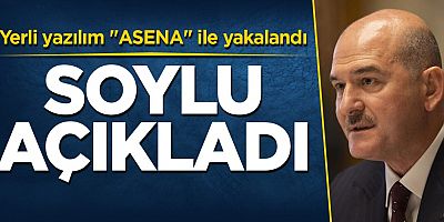 Süleyman Soylu açıkladı.. Yerli yazılım 