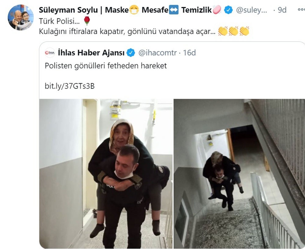 Süleyman Soylu’dan ’Türk Polisi’ paylaşımı