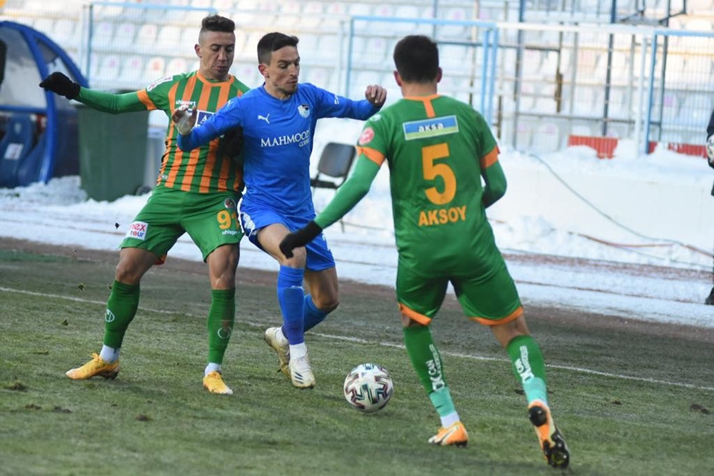 Süper Lig: BB Erzurumspor: 1 - Alanyaspor: 1 (Maç sonucu)