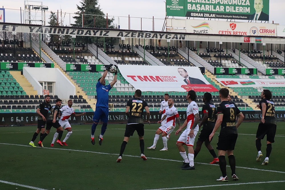 Süper Lig: Denizlispor: 1 - Antalyaspor: 1 (Maç sonucu)