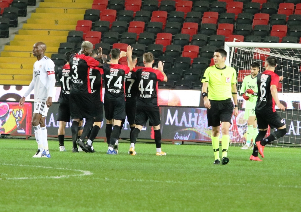 Süper Lig: Gaziantep FK: 1 - Beşiktaş: 0 (İlk Yarı)