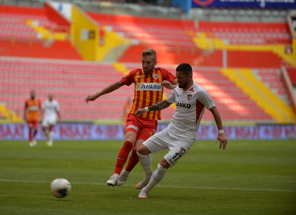 Süper Lig: Hes Kablo Kayserispor: 1 - Gaziantep FK: 1 (Maç sonucu)