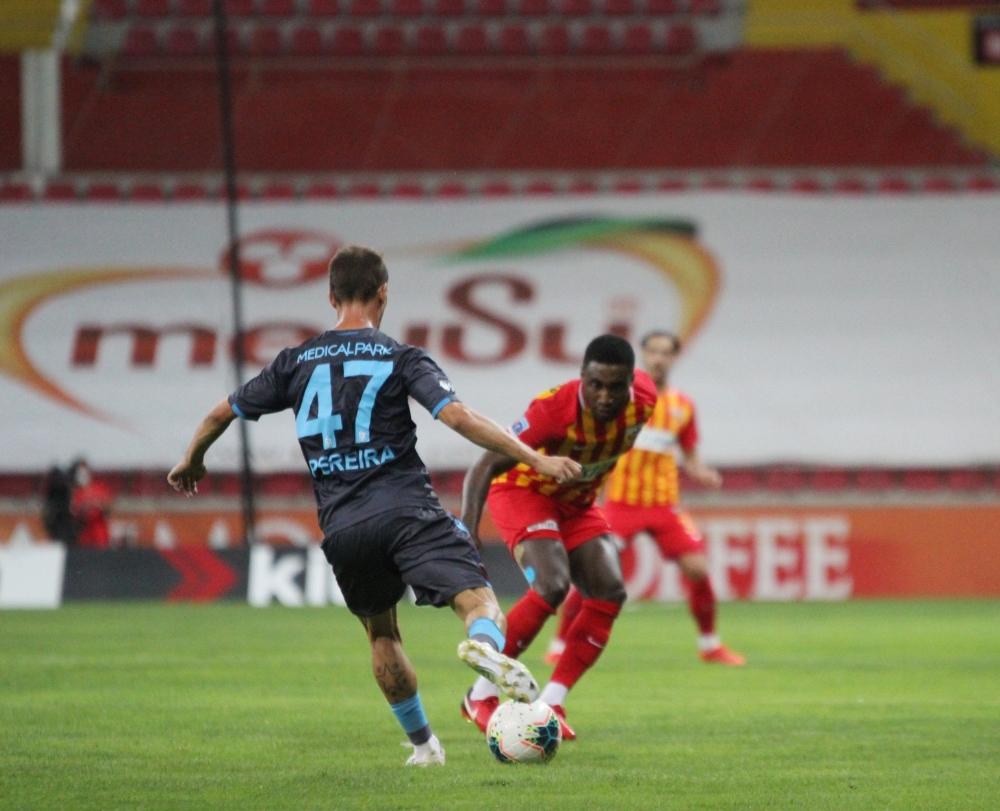 Süper Lig: Kayserispor: 0 - Trabzonspor: (İlk yarı)