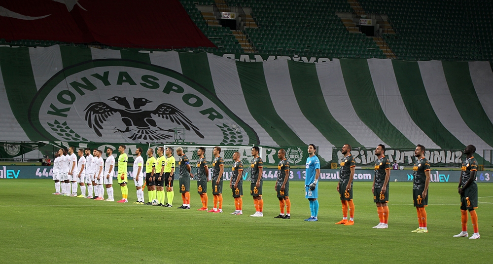 Süper Lig: Konyaspor: 2 - Aytemiz Alanyaspor: 0 (İlk yarı)