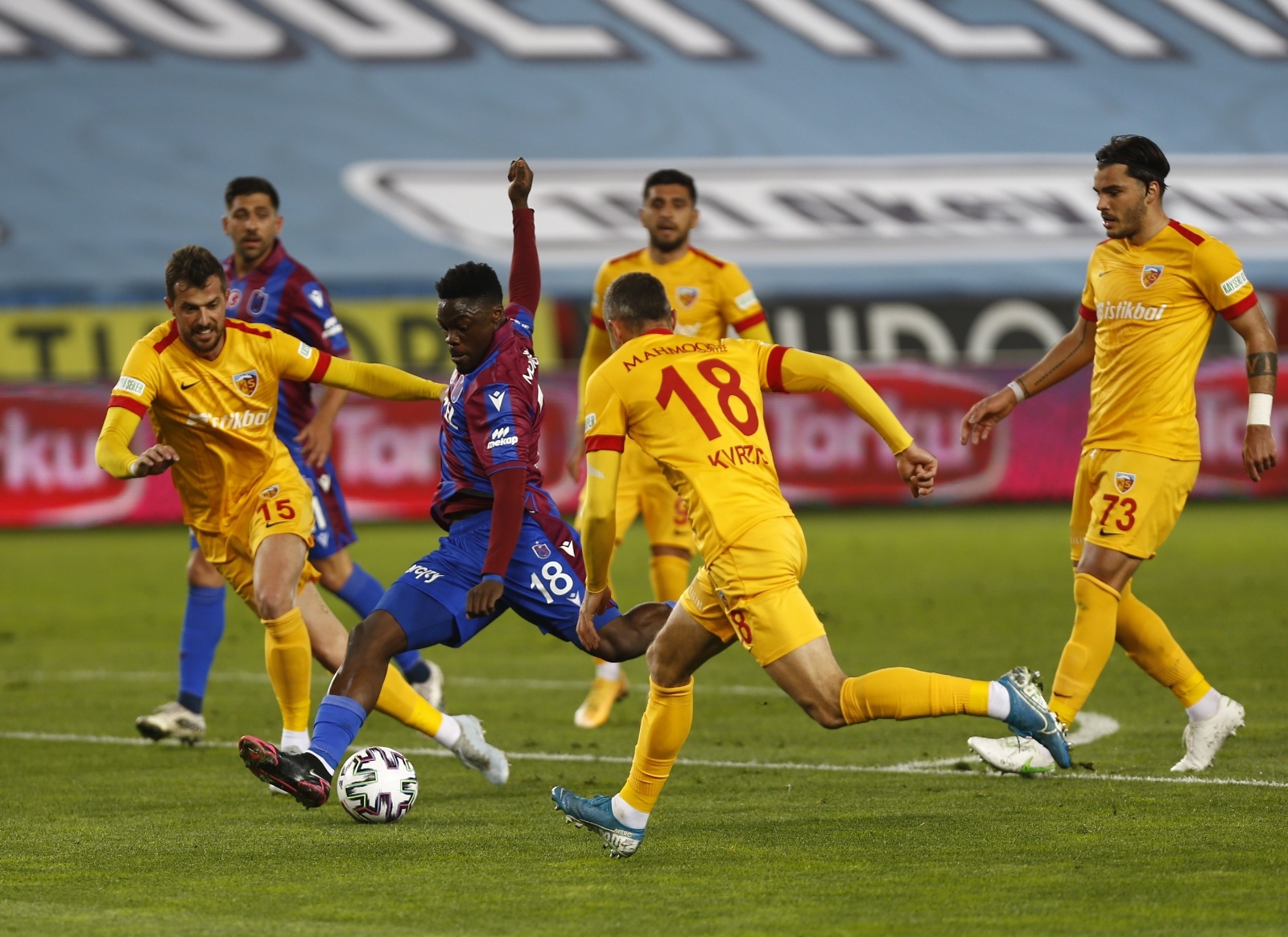 Süper Lig: Trabzonspor: 1 - Hes Kablo Kayserispor: 1 (Maç sonucu)