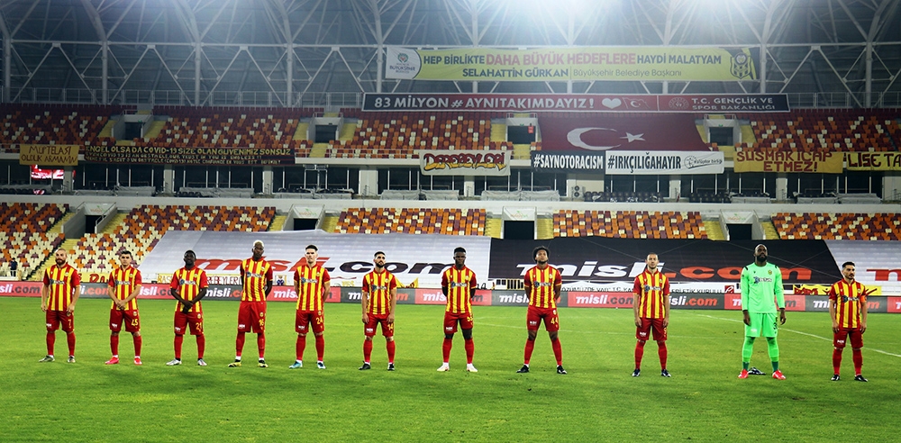 Süper Lig: Yeni Malatyaaspor: 0 - Gaziantep FK: 0 (İlk yarı)