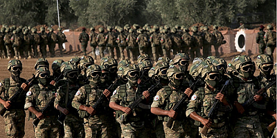 Suriye Milli Ordusu'nun 'Harp Okulu' Afrin'de açıldı