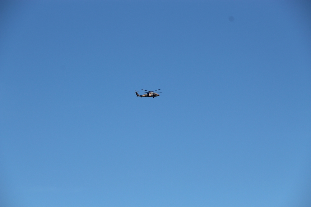 Suriye sınırında askeri helikopter hareketliliği