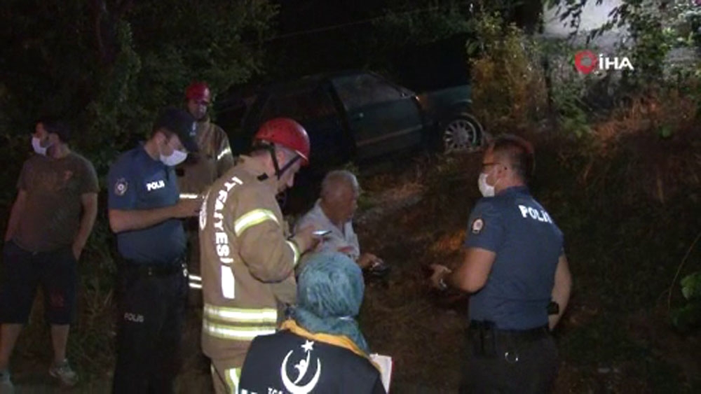 Sürücü kaza sonrası alkollü arkadaşını olay yerinde bırakarak kaçtı