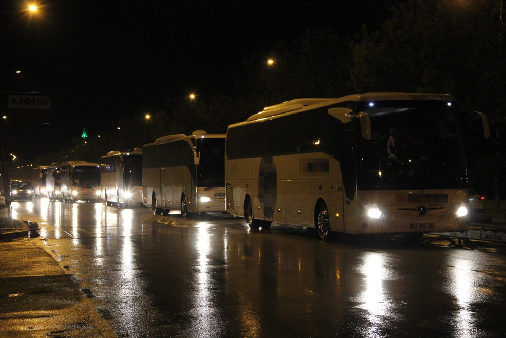 Suudi Arabistan’dan getirilen 269 kişi Karaman’da yurda yerleştirildi