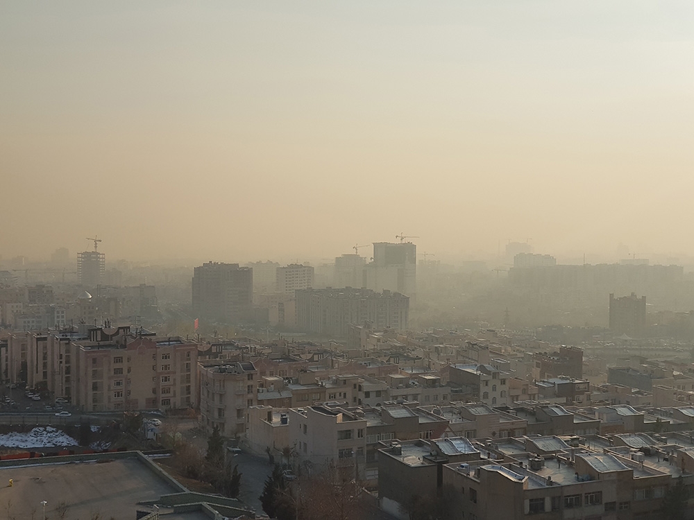 Tahran’da hava kirliliği yüksek seviyelere ulaştı
