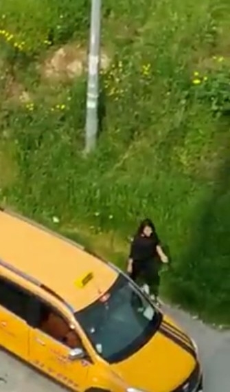 Taksici yol ortasında kadına dehşeti yaşattı